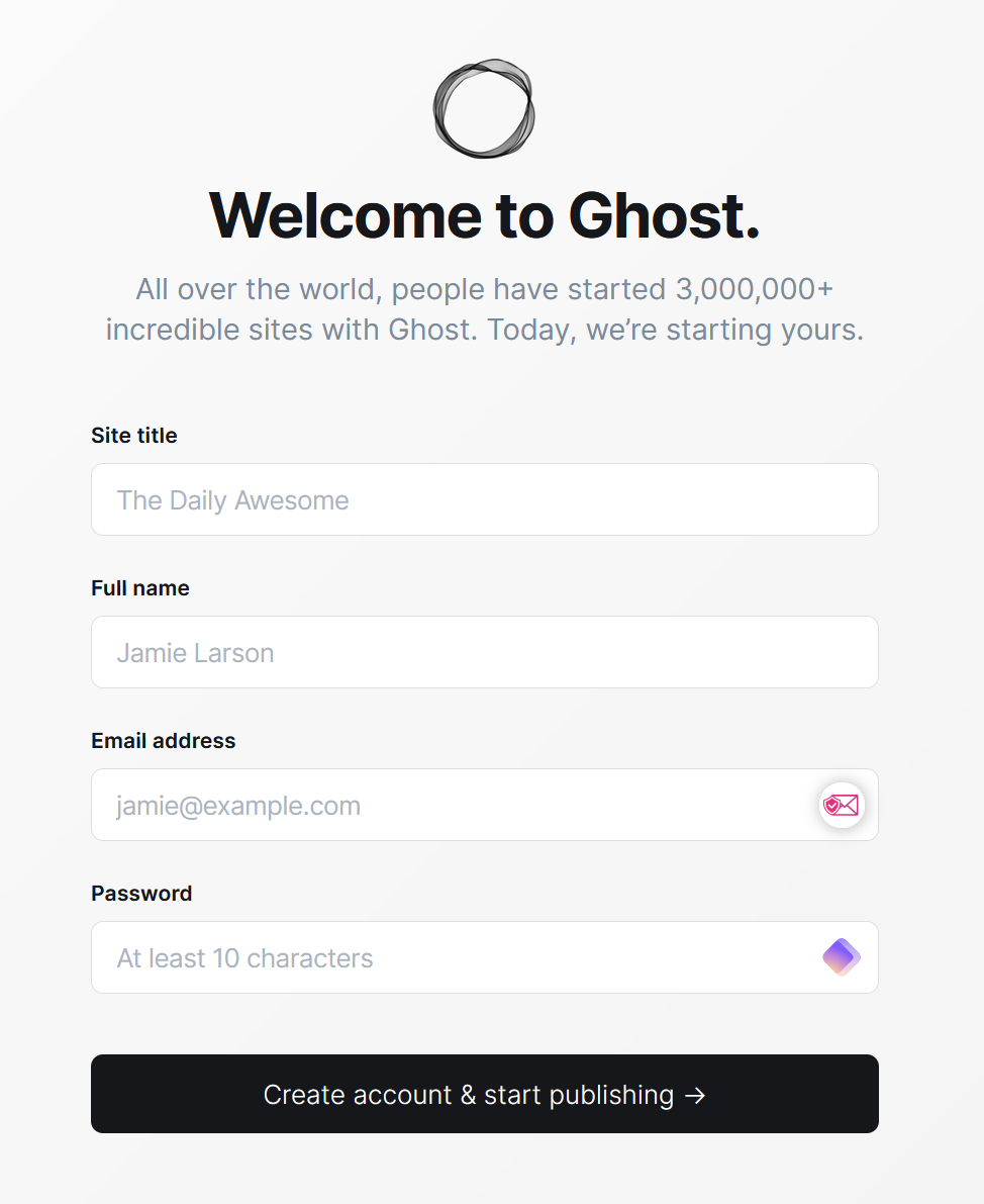 Configuration du CMS  Ghost: Partie 2