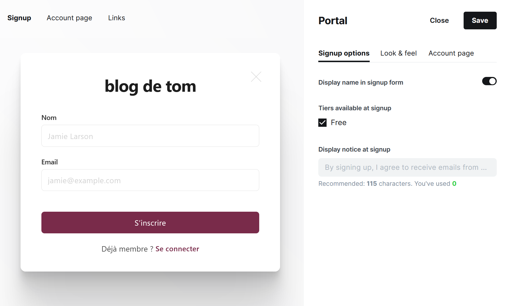 Configuration du CMS  Ghost: Partie 2