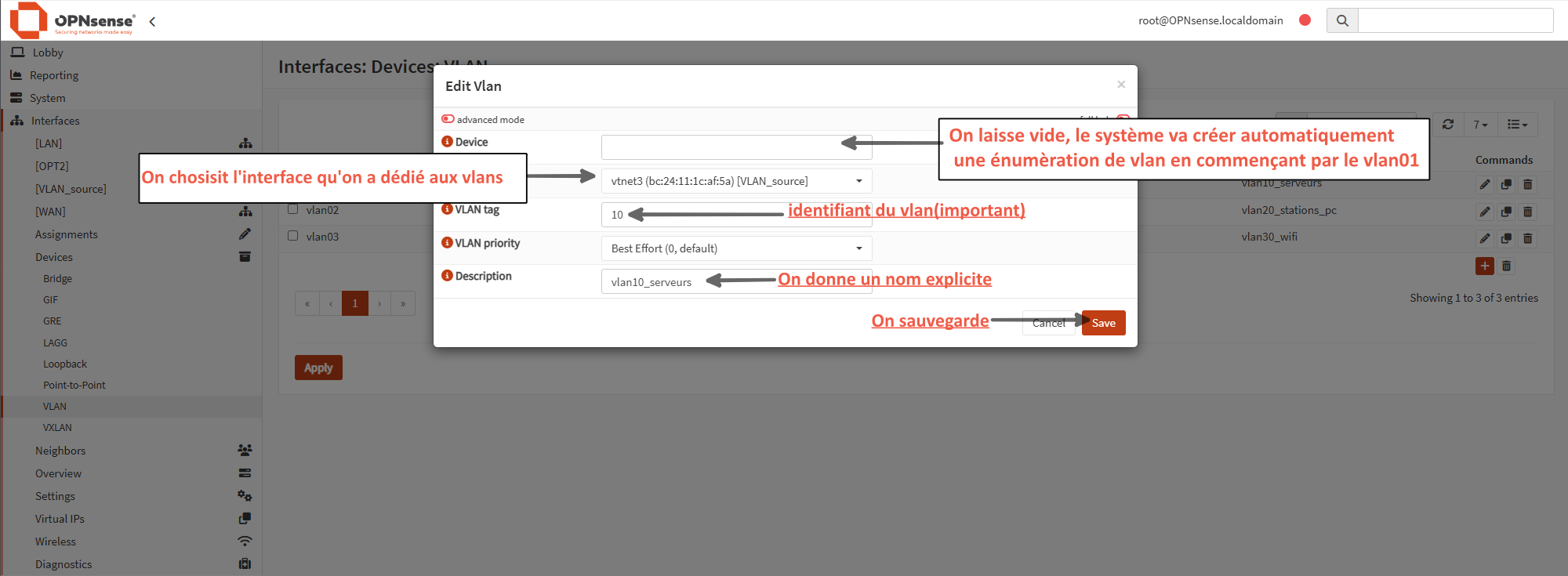 Les VLANs : Côté routeur